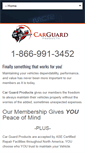 Mobile Screenshot of carguardproducts.com