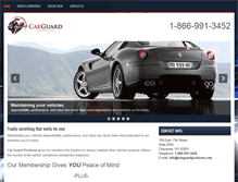 Tablet Screenshot of carguardproducts.com